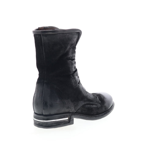 A.S. 98 Traver Womens Black Leather Zipper Casual Dress Boots