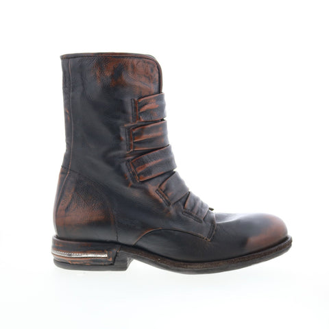 A.S. 98 Traver Womens Brown Leather Zipper Casual Dress Boots