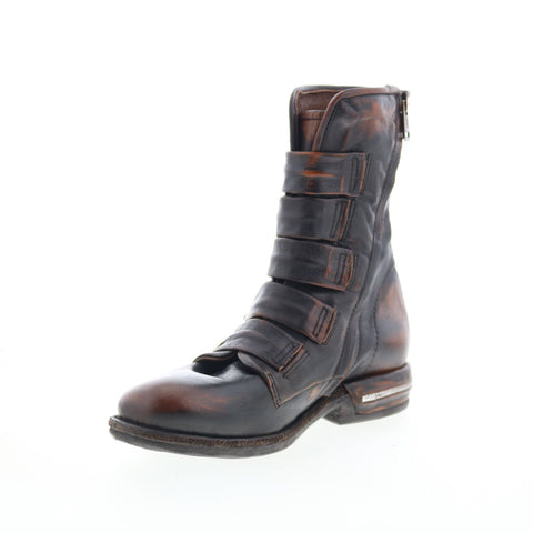A.S. 98 Traver Womens Brown Leather Zipper Casual Dress Boots