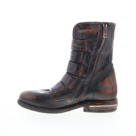 A.S. 98 Traver Womens Brown Leather Zipper Casual Dress Boots