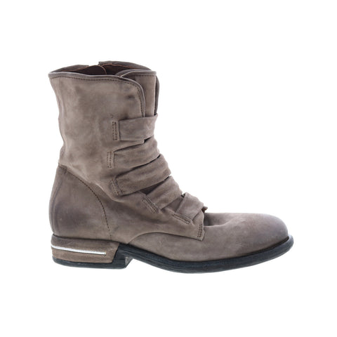 A.S. 98 Traver Womens Gray Leather Zipper Casual Dress Boots A.S. 98 Traver Womens Gray Leather Zipper Casual Dress Boots