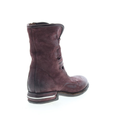 A.S. 98 Traver Womens Burgundy Suede Zipper Casual Dress Boots