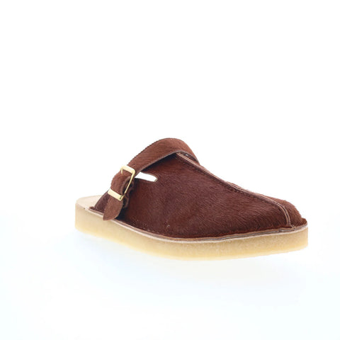 Clarks Trek Mule 26171988 Mens Brown Suede Loafers & Slip Ons Casual Shoes
