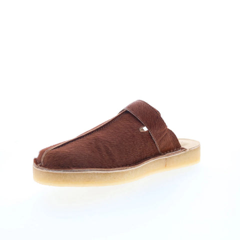 Clarks Trek Mule 26171988 Mens Brown Suede Loafers & Slip Ons Casual Shoes