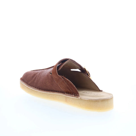 Clarks Trek Mule 26171988 Mens Brown Suede Loafers & Slip Ons Casual Shoes