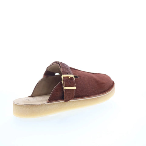 Clarks Trek Mule 26171988 Mens Brown Suede Loafers & Slip Ons Casual Shoes