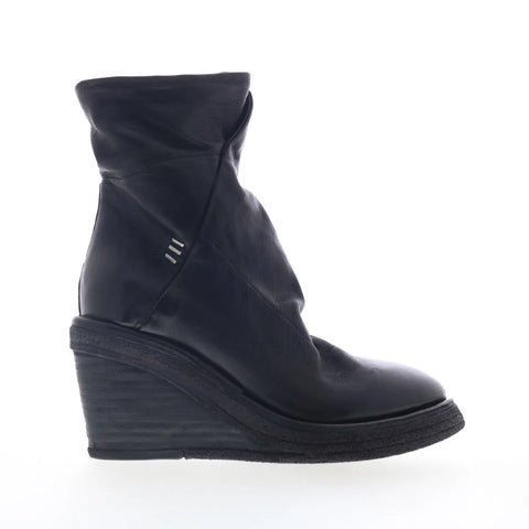 A.S. 98 Tremont A30205-201-6002 Womens Black Leather Ankle & Booties Boots