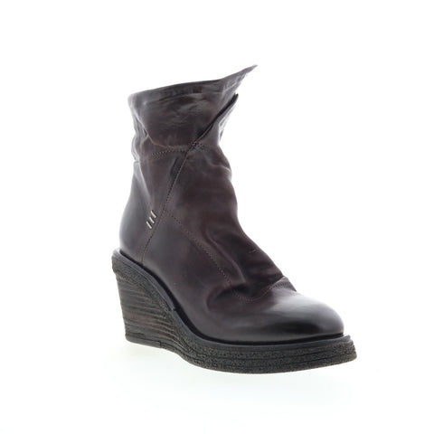 A.S. 98 Tremont Womens Brown Leather Zipper Casual Dress Boots