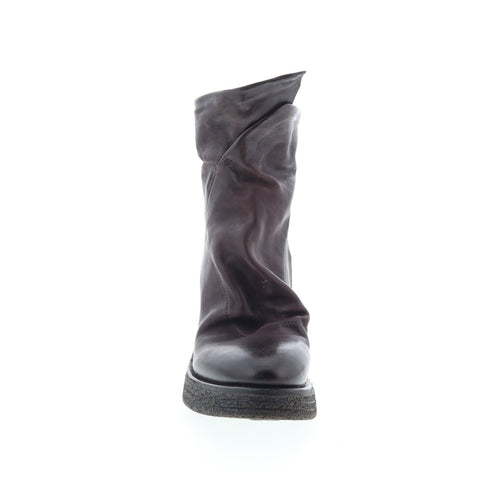 A.S. 98 Tremont Womens Brown Leather Zipper Casual Dress Boots