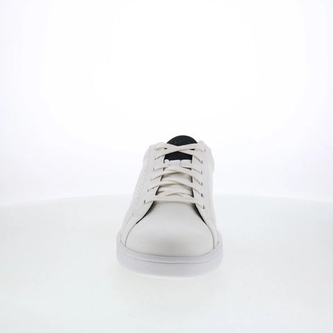 Rockport Tristen Lace Up Mens White Wide Leather Lifestyle Sneakers Shoes