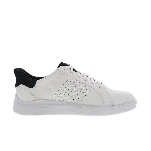 Rockport Tristen Lace Up Mens White Leather Lifestyle Sneakers Shoes