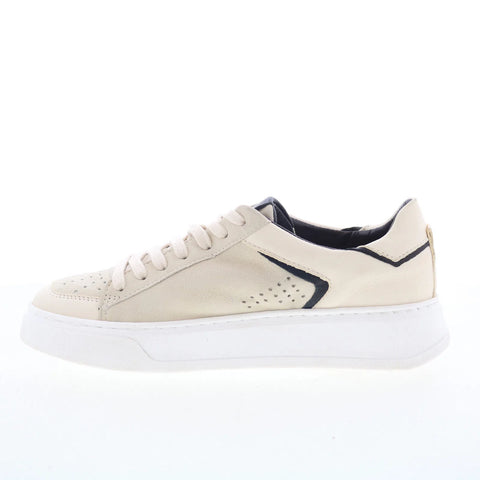 Miz Mooz Tristin Womens Beige Suede Lace Up Lifestyle Sneakers Shoes