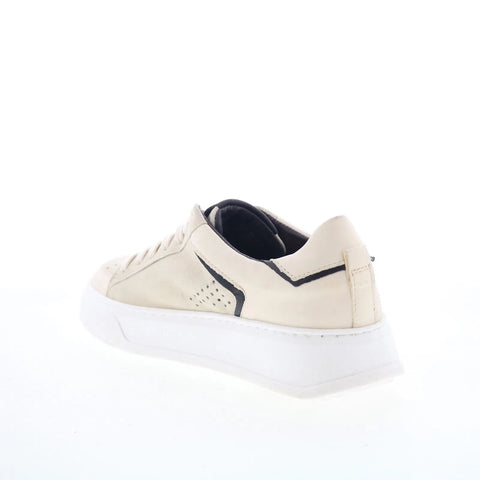 Miz Mooz Tristin Womens Beige Suede Lace Up Lifestyle Sneakers Shoes