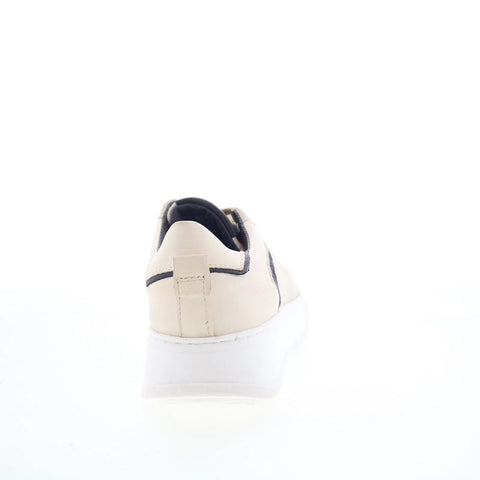 Miz Mooz Tristin Womens Beige Suede Lace Up Lifestyle Sneakers Shoes