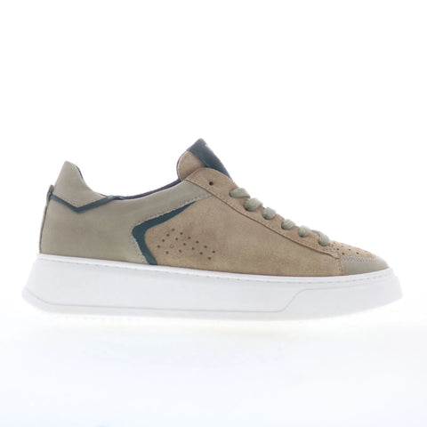 Miz Mooz Tristin Womens Gray Suede Lace Up Lifestyle Sneakers Shoes