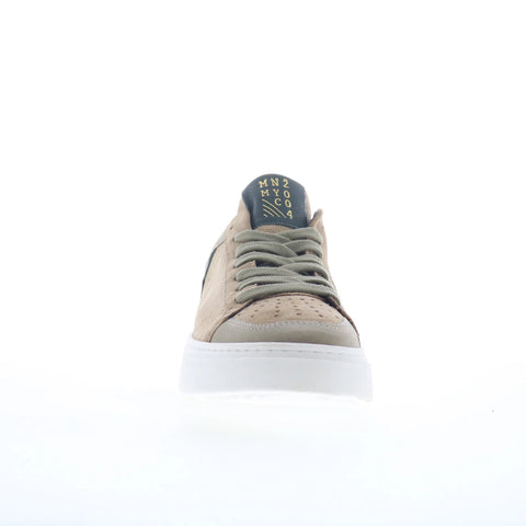 Miz Mooz Tristin Womens Gray Suede Lace Up Lifestyle Sneakers Shoes