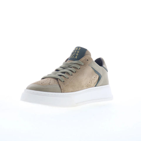 Miz Mooz Tristin Womens Gray Suede Lace Up Lifestyle Sneakers Shoes