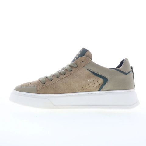 Miz Mooz Tristin Womens Gray Suede Lace Up Lifestyle Sneakers Shoes