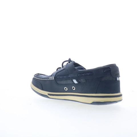 Sebago Triton Three Eyelets FGL Mens Blue Loafers & Slip Ons Boat Shoes