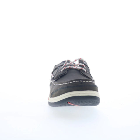 Sebago Triton Three Eyelets Nubuck Mens Gray Loafers & Slip Ons Boat Shoes
