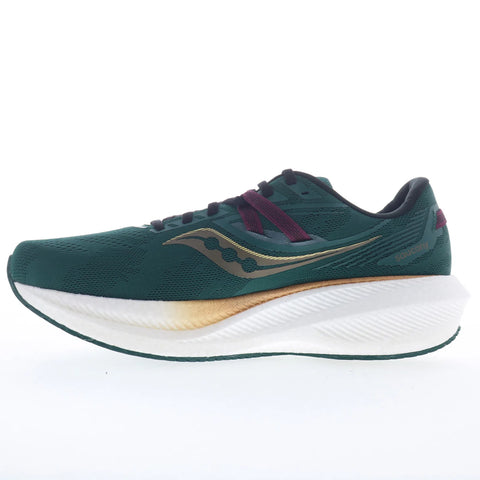 Saucony Triumph 20 S10759-17 Womens Green Mesh Lace Up Athletic Running Shoes