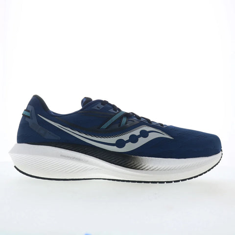 Saucony Triumph 20 S20759-21 Mens Blue Mesh Lace Up Athletic Running Shoes