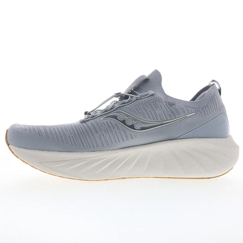 Saucony Triumph SG S21013-101 Mens Gray Canvas Slip On Athletic Running Shoes