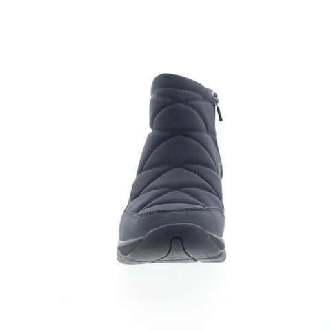 Easy Spirit Tru 2 SETRU2 Womens Black Wide Canvas Casual Dress Boots
