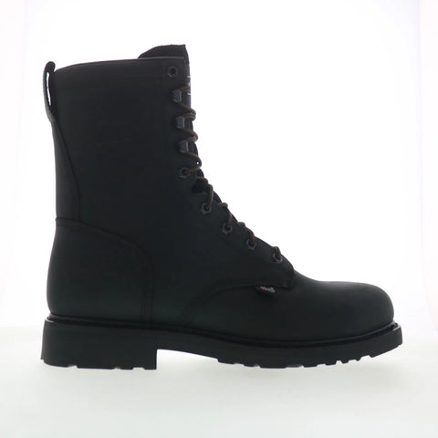 Justin Boots Truckton 8" Steel Toe WP SE636 Mens Black Work & Safety Boots