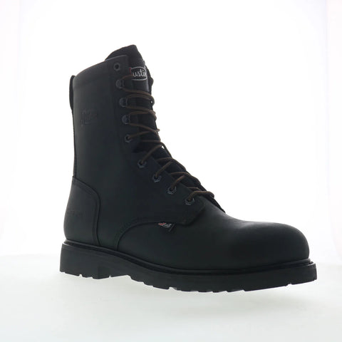 Justin Boots Truckton 8" Steel Toe WP SE636 Mens Black Work & Safety Boots