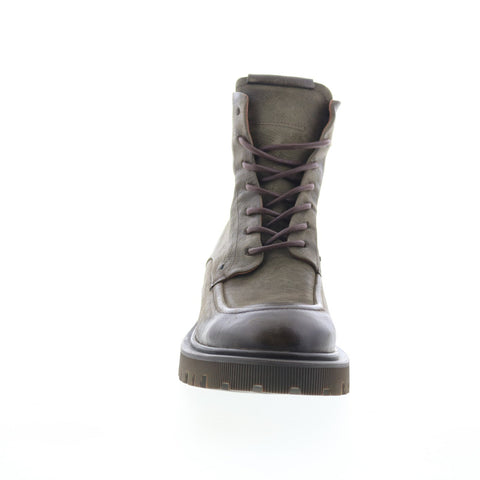 A.S. 98 Truett Womens Green Leather Lace Up Casual Dress Boots