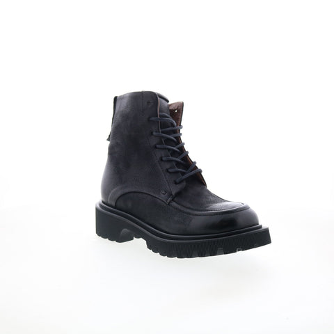 A.S. 98 Truett Womens Black Leather Zipper Casual Dress Boots
