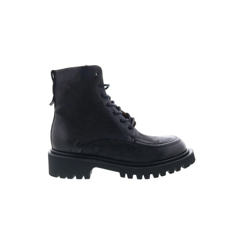 A.S. 98 Truett Womens Black Leather Zipper Casual Dress Boots