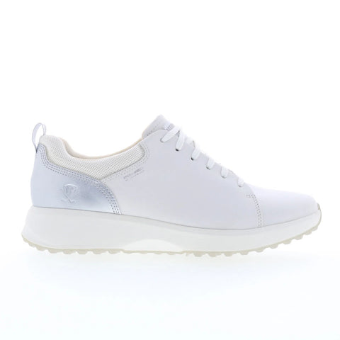 Rockport TruStride Golf Lace To Toe Womens White Wide Golf Athletic Shoes