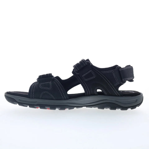 Rockport Trail Technique Adjustable Sandal Mens Black Wide Sport Sandals Shoes