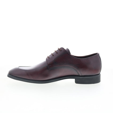 Studio Belvedere Tucker Mens Burgundy Leather Oxfords & Lace Ups Casual Shoes