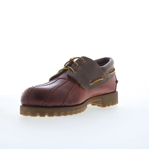 Sebago Tucson Baboo 74128FW-ADI Mens Red Loafers & Slip Ons Boat Shoes