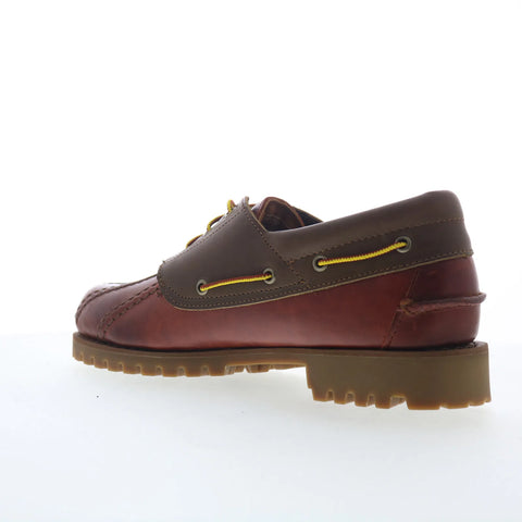 Sebago Tucson Baboo 74128FW-ADI Mens Red Loafers & Slip Ons Boat Shoes