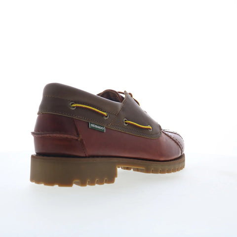 Sebago Tucson Baboo 74128FW-ADI Mens Red Loafers & Slip Ons Boat Shoes