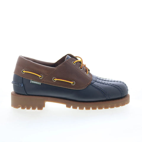 Sebago Tucson Waxy 74128EW-926 Mens Blue Loafers & Slip Ons Boat Shoes