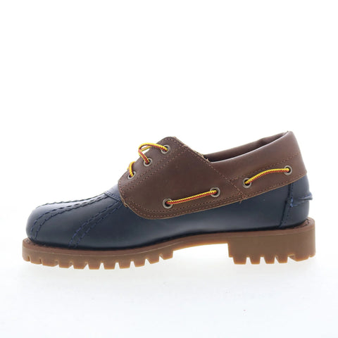 Sebago Tucson Waxy 74128EW-926 Mens Blue Loafers & Slip Ons Boat Shoes