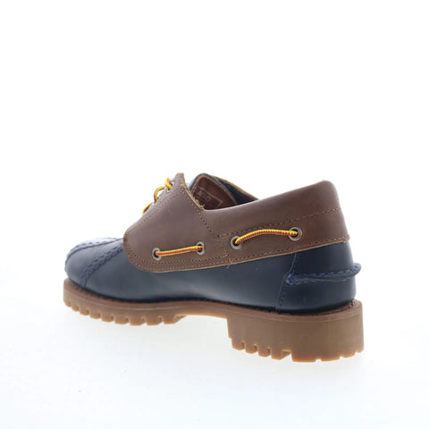 Sebago Tucson Waxy 74128EW-926 Mens Blue Loafers & Slip Ons Boat Shoes