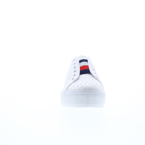 Tommy Hilfiger Baliee TWBALIEE Mens White Canvas Lifestyle Sneakers Shoes