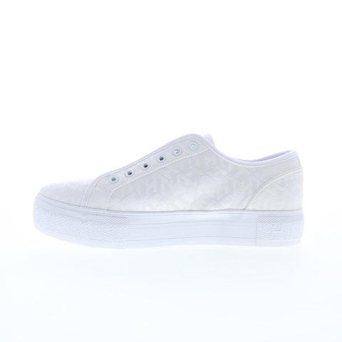 Tommy Hilfiger Baliee TWBALIEE Mens White Canvas Lifestyle Sneakers Shoes