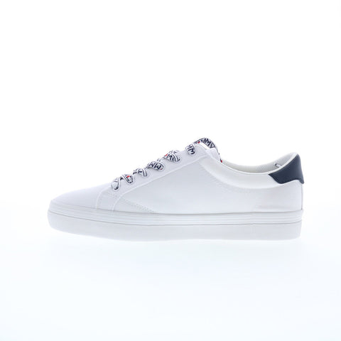 Tommy Hilfiger Fantim TWFANTIM Mens White Synthetic Lifestyle Sneakers Shoes