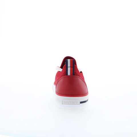 Tommy Hilfiger Gessie TWGESSIE Mens Red Mesh Lifestyle Sneakers Shoes