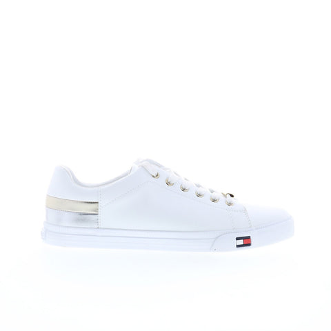 Tommy Hilfiger Laddi TWLADDI Mens White Synthetic Lifestyle Sneakers Shoes