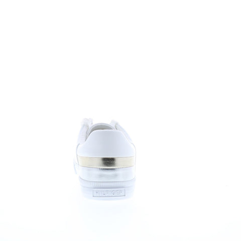 Tommy Hilfiger Laddi TWLADDI Mens White Synthetic Lifestyle Sneakers Shoes