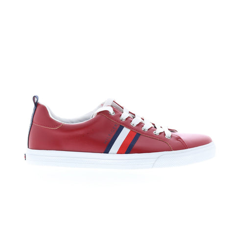 Tommy Hilfiger Landon TWLANDON Mens Red Synthetic Lifestyle Sneakers Shoes