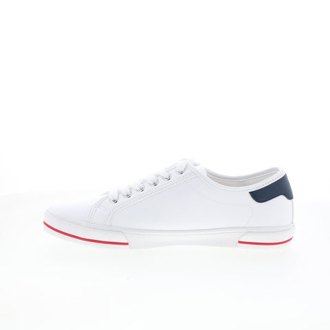 Tommy Hilfiger Leriel TWLERIEL Womens White Leather Lifestyle Sneakers Shoes